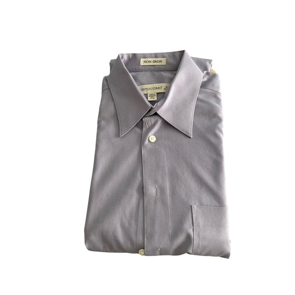 Pronto Uomo Other - Men's Light Purple Pronto Uomo 100% Cotton Dress Shirt.‎ Office Career Business